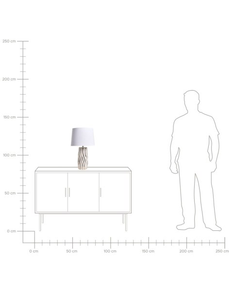 Lampa stołowa PATUCA Ceramika Biały