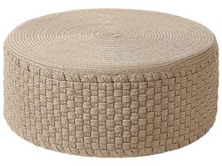 Puf ogrodowy ⌀ 70 cm beżowy MITHI
