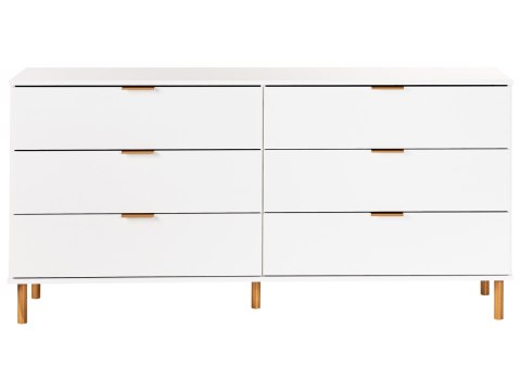 Komoda 6 szuflad WALPOLE Biały