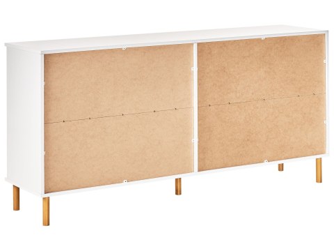 Komoda 6 szuflad WALPOLE Biały