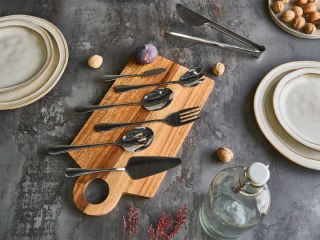 Zestaw przyborów kuchennych 7 elementów ZITI Srebrny