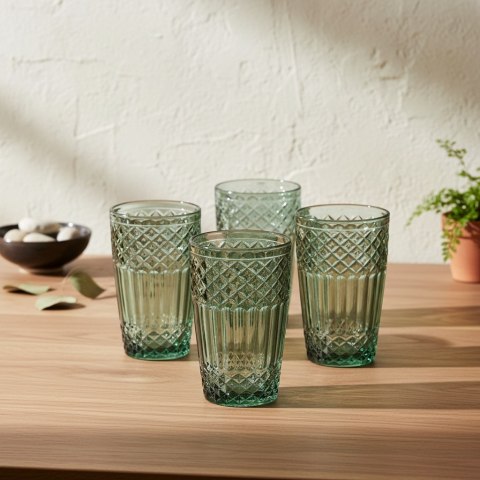 Komplet 4 Szklanek 370ml370ml 8x6x12cm