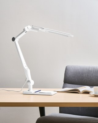 Lampa biurkowa LED PEGASI Ze ściemniaczem Srebrny