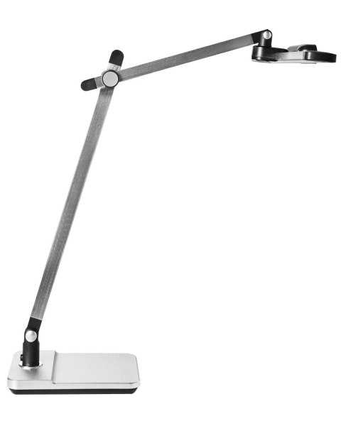 Lampa biurkowa LED SERPENS Ze ściemniaczem Srebrny