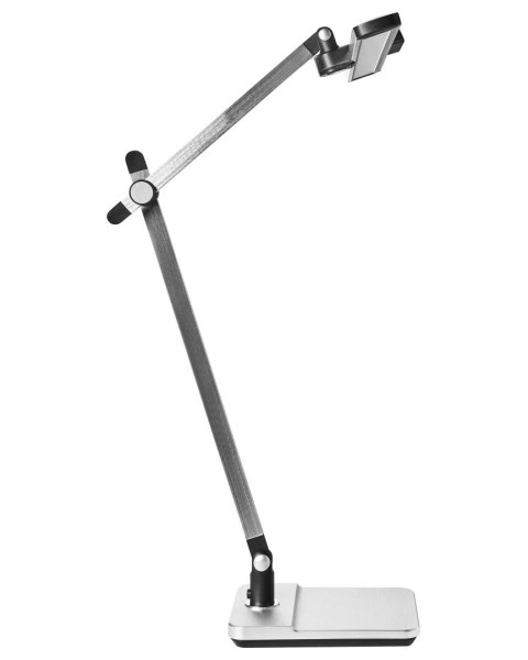 Lampa biurkowa LED SERPENS Ze ściemniaczem Srebrny