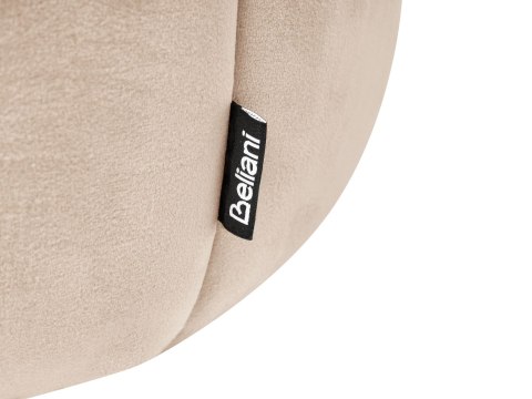 Puf SELBY Welur Beżowy