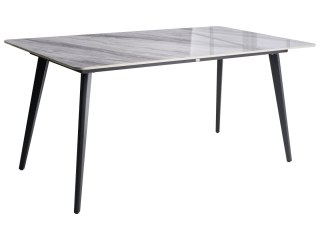 Stół ogrodowy RODALLO 160 cm 90 cm Kamień Szary marmur