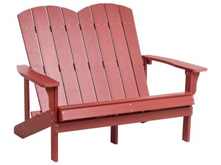 Ławka ogrodowa ADIRONDACK 125 cm Czerwony
