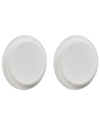 Zestaw 2 lamp ściennych SEMNON LED Metal Biały