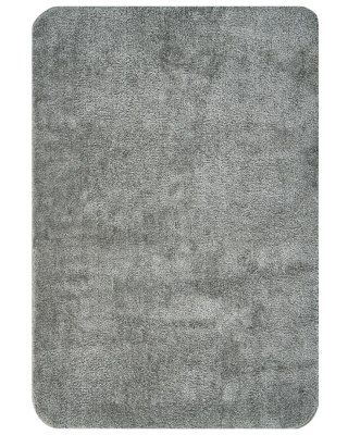 Dywanik łazienkowy URLANA Szary 60 x 90 cm Mikrofibra