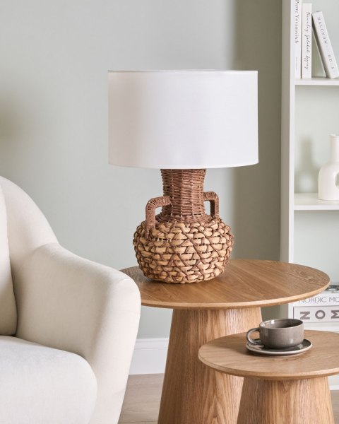 Lampa stołowa RENARD Papierowa plecionka Naturalny