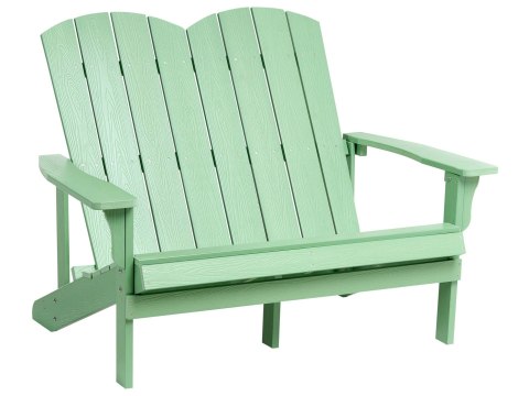 Ławka ogrodowa ADIRONDACK 125 cm Jasnozielony