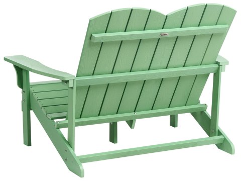 Ławka ogrodowa ADIRONDACK 125 cm Jasnozielony