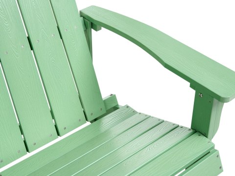 Ławka ogrodowa ADIRONDACK 125 cm Jasnozielony