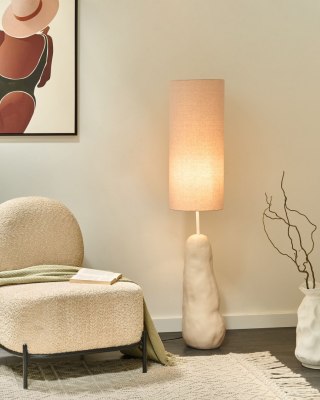 Lampa podłogowa SELB Ceramika Jasnobeżowy