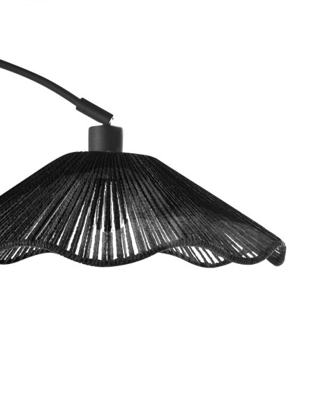 Lampa podłogowa MIGORI Papier Czarny