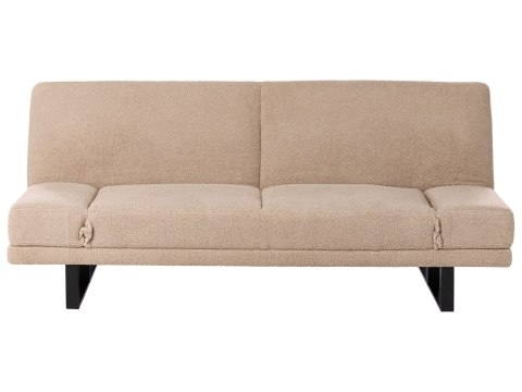 Sofa rozkładana dla 2 osób YORK Boucle Piaskowy