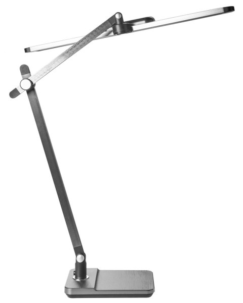 Lampa biurkowa LED SERPENS Ze ściemniaczem Szary