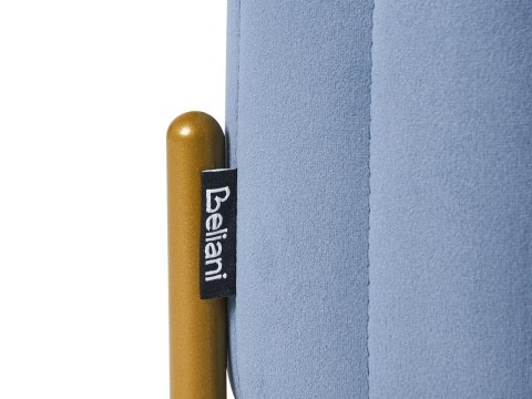 Stołek UTAH Welur Niebieski