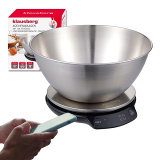 Elektroniczna Waga Kuchenna 5kg/1.8l Klausberg Kb-7939 Bluetooth