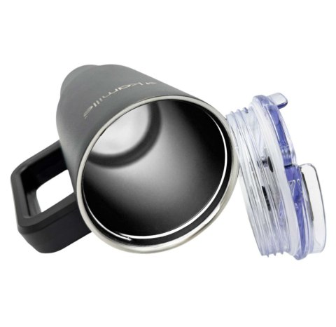 Stalowy Kubek Termiczny Termos 1200ml Z Rączką I Słomką Km-2172