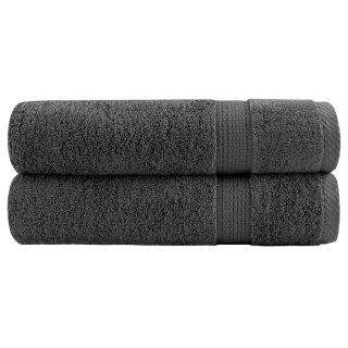 Ręczniki premium, SOLUND, 2 szt., antracytowe, 100x150 cm, 600 g/m² Lumarko!