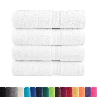 Ręczniki premium, SOLUND, 4 szt., białe, 70x140 cm, 600 g/m² Lumarko!