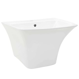 VidaXL Umywalka Biały 53 x 44 x 37 cm Glazurowana ceramika