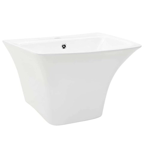 VidaXL Umywalka Biały 53 x 44 x 37 cm Glazurowana ceramika