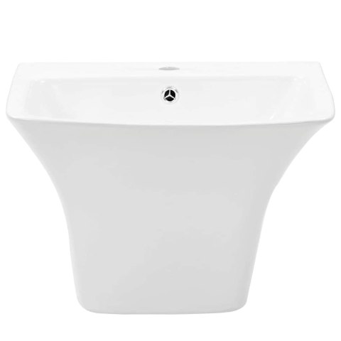 VidaXL Umywalka Biały 53 x 44 x 37 cm Glazurowana ceramika