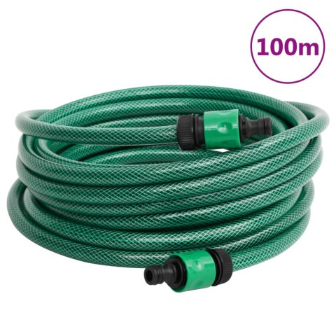 Wąż do basenu, zielony, 100 m, PVC Lumarko!