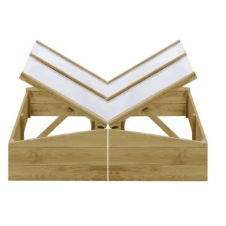 Inspekty, 2 szt., impregnowane drewno sosnowe, 100x50x35 cm Lumarko!