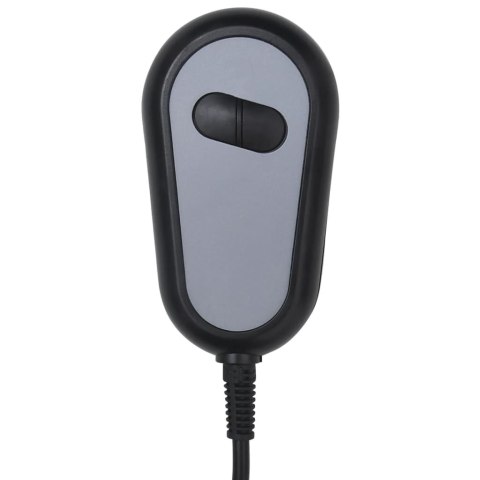 Elektryczny fotel masujący, antracytowy, sztuczna skóra Lumarko!