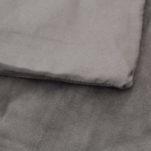Koc obciążeniowy z poszewką, szary, 200x220 cm, 13 kg, tkanina Lumarko!