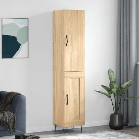 Wysoka szafka, dąb sonoma, 34,5x34x180 cm Lumarko!