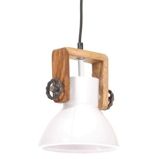 Industrialna lampa wisząca, 25 W, biała, okrągła, 19 cm, E27 Lumarko!