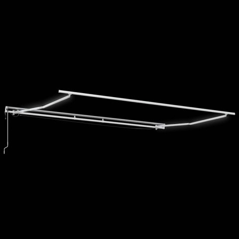 Automatyczna markiza z LED, antracytowo-biała, 450x300 cm Lumarko!
