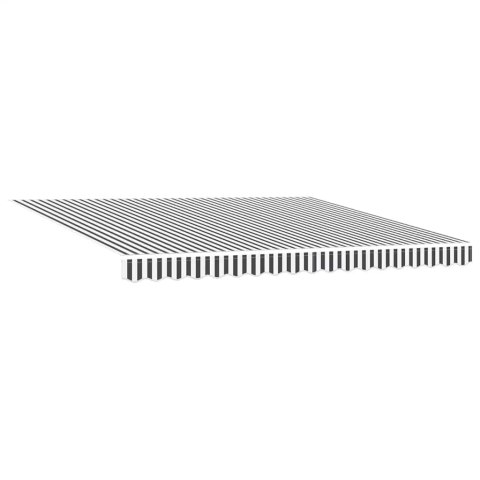Zwijana markiza, antracytowo-biała, 4x3 m, tkanina i aluminium Lumarko!