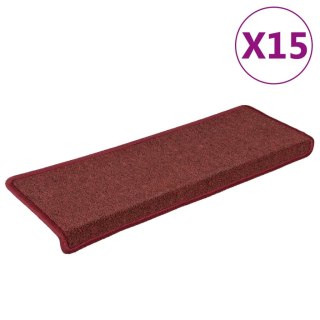 Maty na schody 15 szt. 65x21x4 cm Bordeaux Rectangular Edge Lumarko!