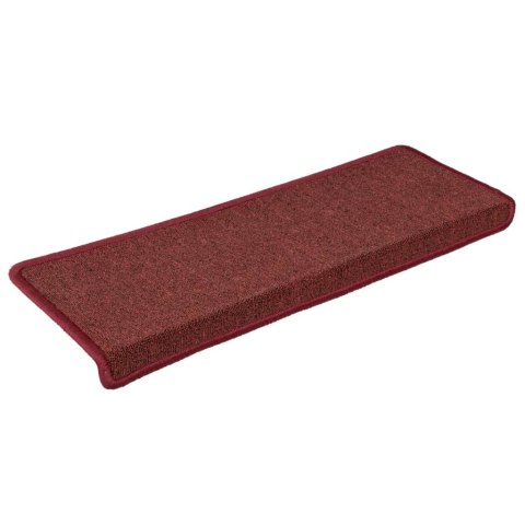 Maty na schody 15 szt. 65x21x4 cm Bordeaux Rectangular Edge Lumarko!