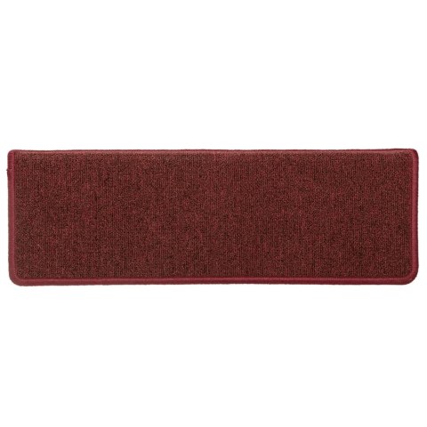 Maty na schody 15 szt. 65x21x4 cm Bordeaux Rectangular Edge Lumarko!