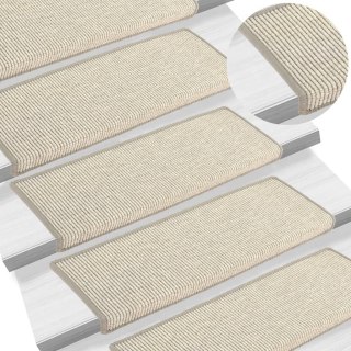 Maty na schody 15 szt. 65x21x4 cm Srebrne prostokątne krawędzie Lumarko!