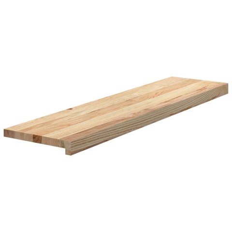 Stopnie schodowe, 16 szt. surowe 100x25x2cm lite drewno dębowe Lumarko!