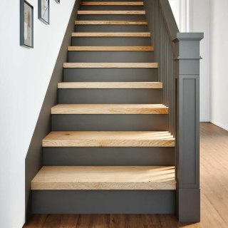Stopnie schodowe, 16 szt. surowe 80x25x2cm lite drewno dębowe Lumarko!