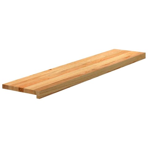 Stopnie schodowe, 8 szt. brązowe 120x25x2cm lite drewno dębowe Lumarko!