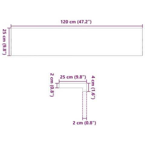 Stopnie schodowe, 8 szt. brązowe 120x25x2cm lite drewno dębowe Lumarko!