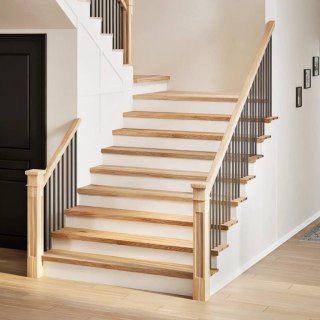 Stopnie schodowe, 8 szt., surowe 110x25x2 cm lite drewno dębowe Lumarko!