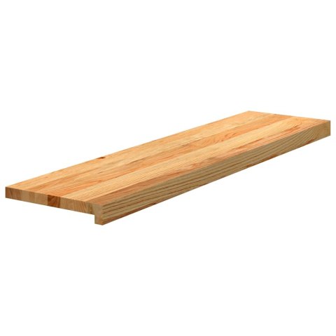 Stopnie schodowe, 12 szt. brązowe 100x25x2cm lite drewno dębowe Lumarko!