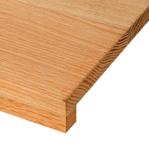 Stopnie schodowe, 12 szt. brązowe 110x25x2cm lite drewno dębowe Lumarko!