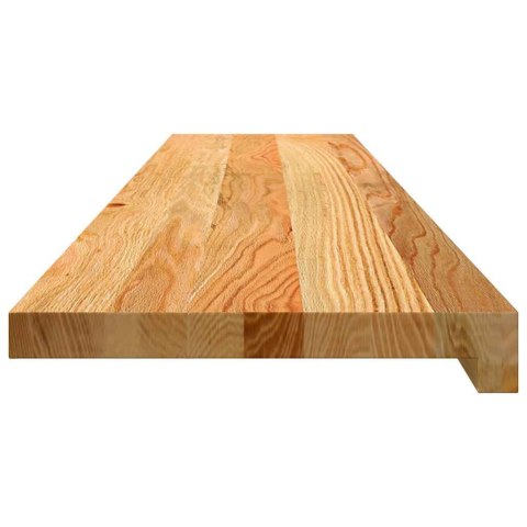 Stopnie schodowe, 12 szt. brązowe 120x30x2cm lite drewno dębowe Lumarko!